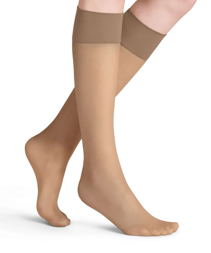 FALKE Pure Matt 20 Kniekous Dames 43122 4169 powder