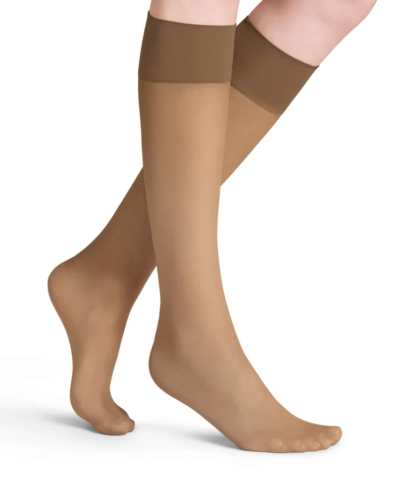 FALKE Pure Matt 20 Kniekous Dames 43122 4299 sun