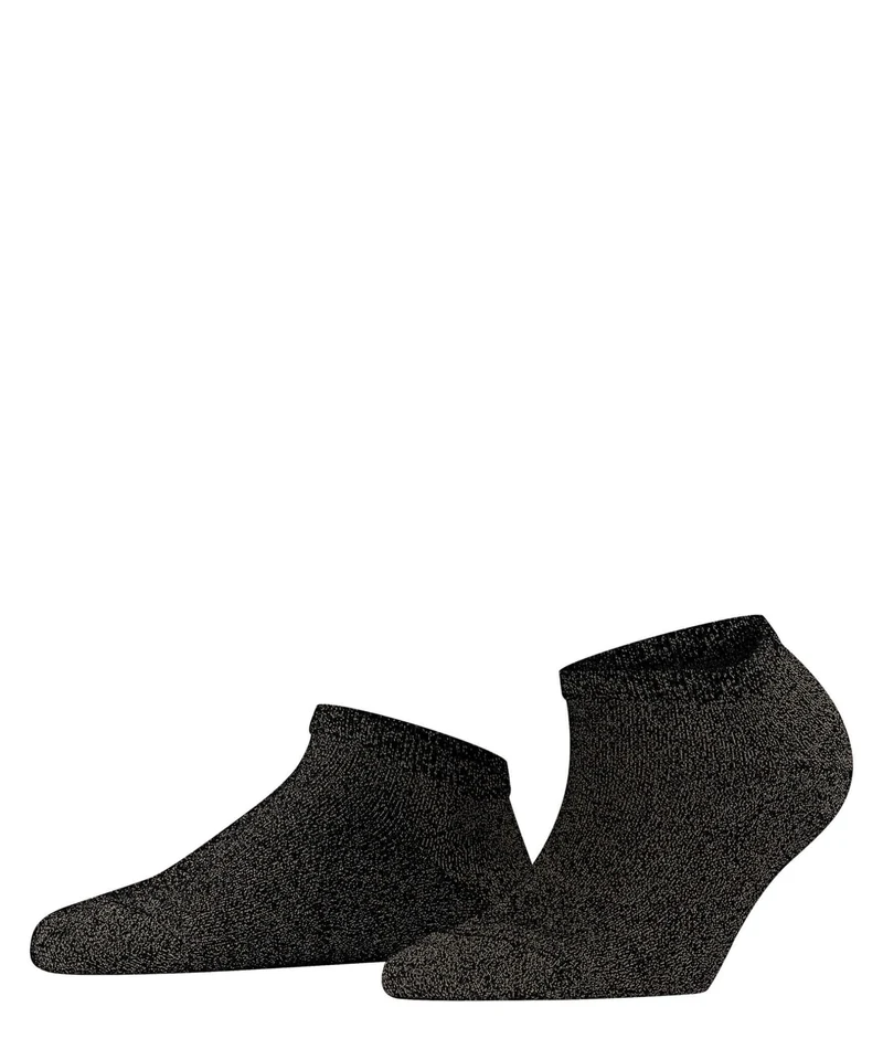 FALKE Shiny Sneakersokje Dames 46415 3000 black
