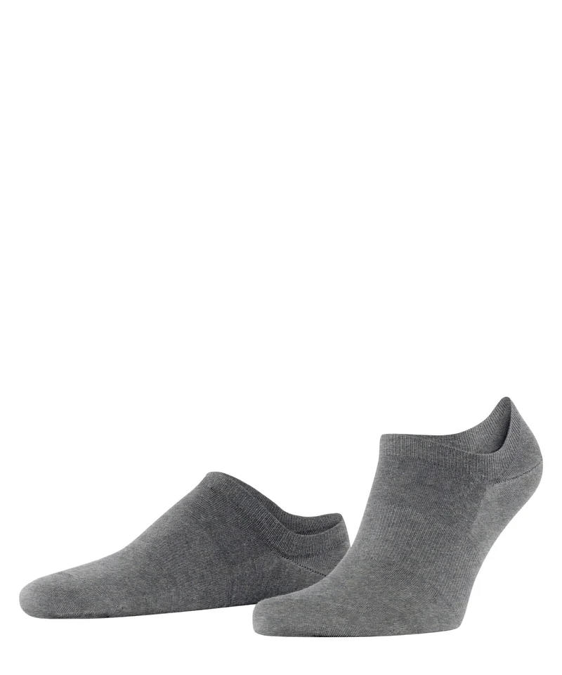 FALKE ClimaWool Invisible Sokken Heren 14458 3216 light greymel.
