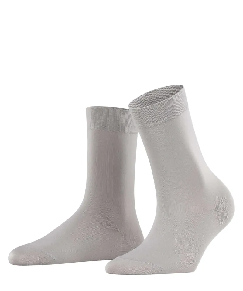 FALKE Cotton Touch Damessok 47105 3290 silver