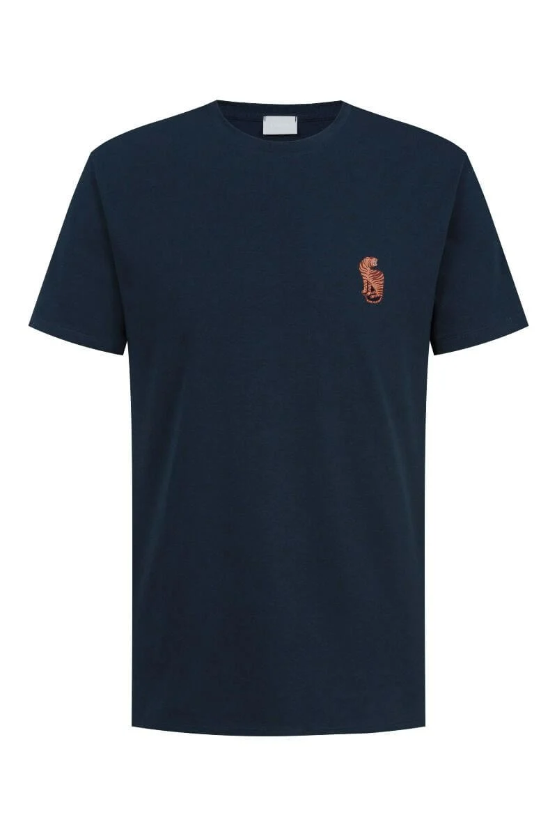 Mey T-Shirt RE:THINK Tiger Heren 36068 668 yacht blue