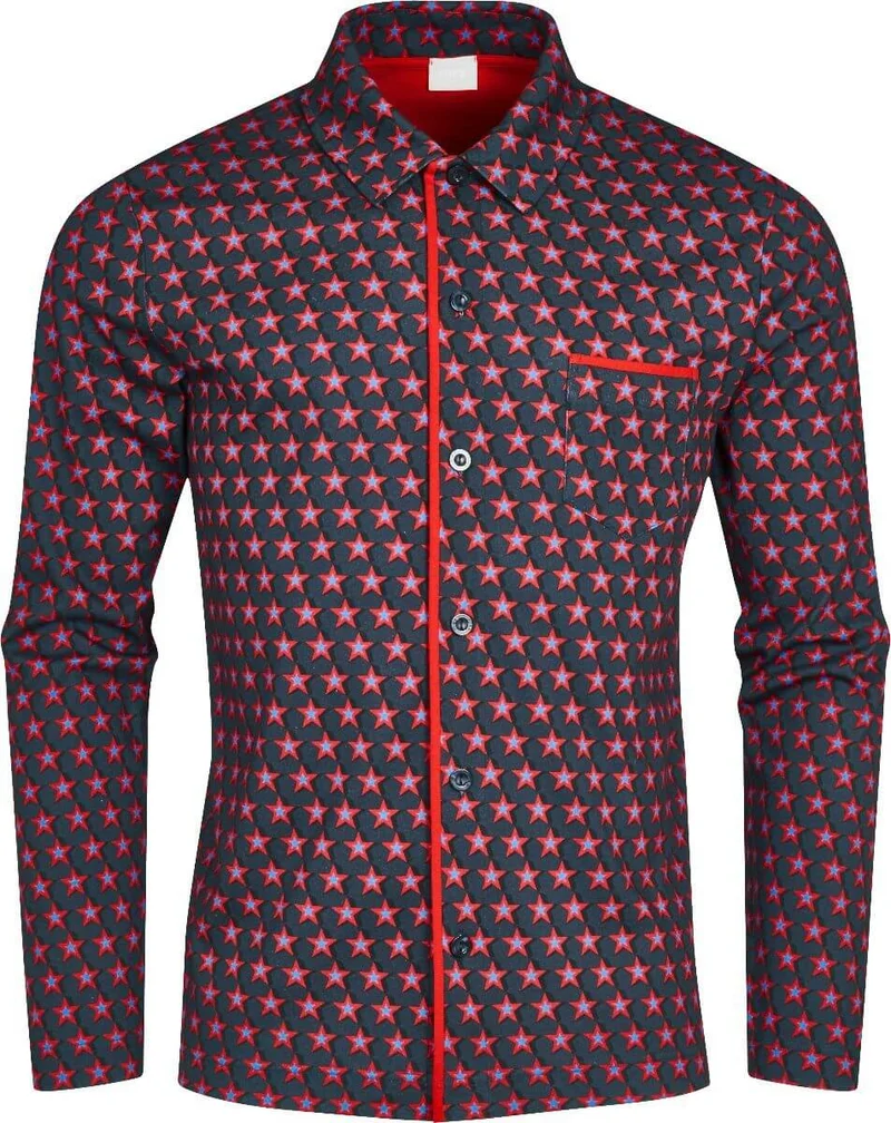 Mey Pyjamajasje RE:THINK Star Heren 30049 708 fire red