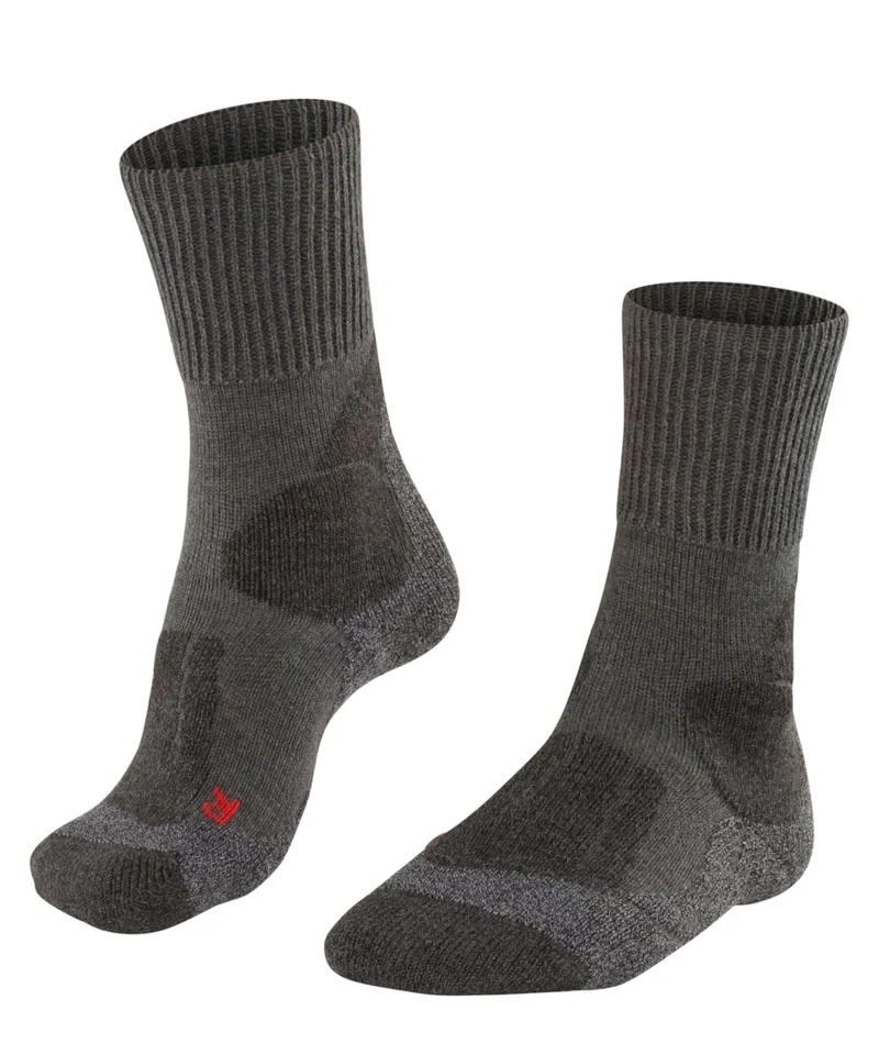 FALKE TK1 Wandelsokken Dames 16443 3180 asphalt mel.