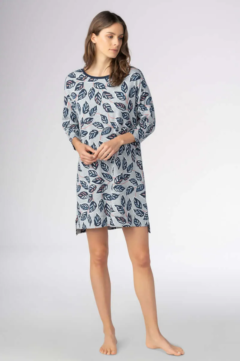 Mey Bigshirt Night2Day Valentina Dames 16995 439 grey melange