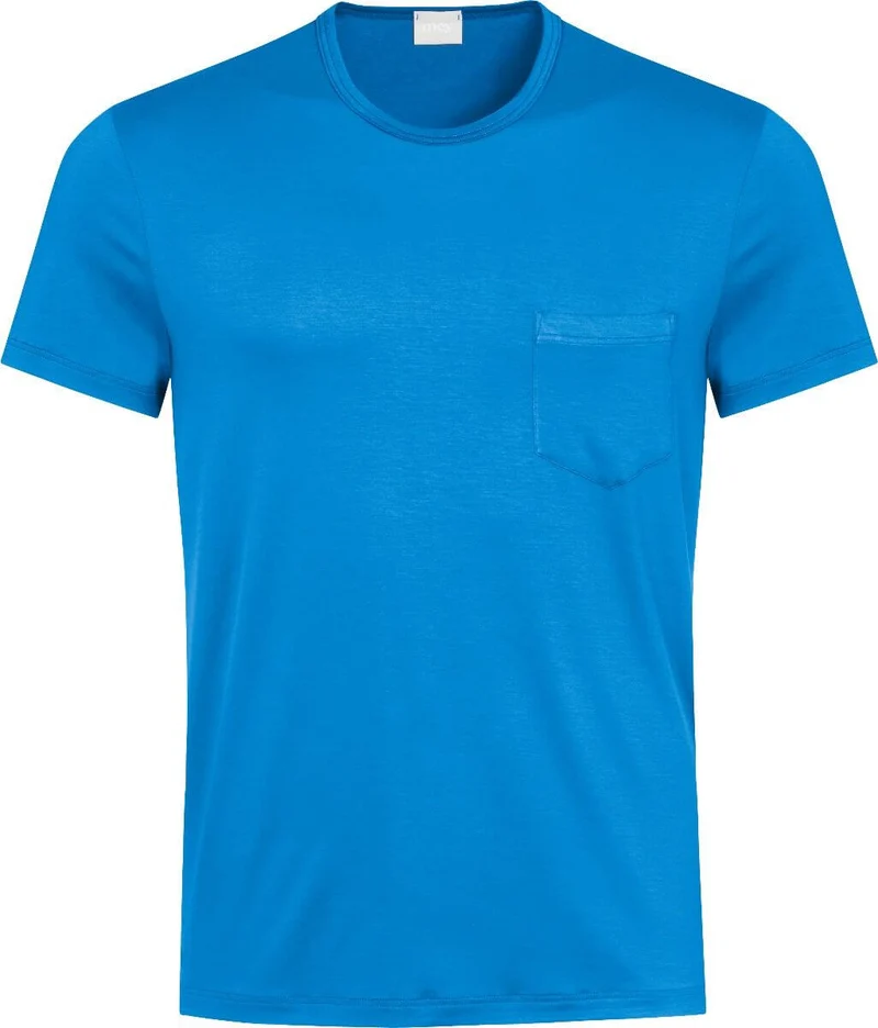 Mey Lounge Shirt korte mouw Jefferson Heren 65630 744 malibu blue