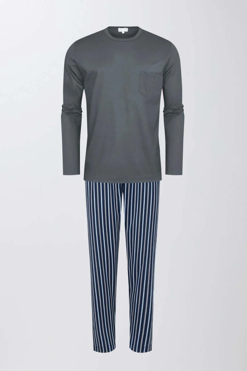 Mey Tweedelige Pyjama Portimo Heren 34019 697 soft grey