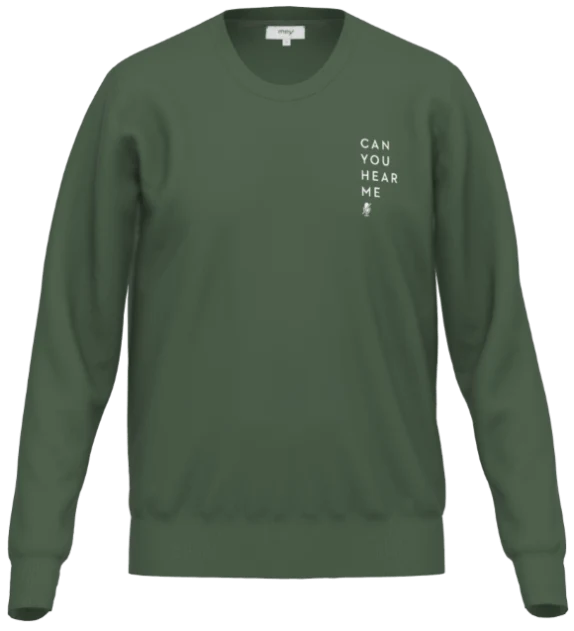 Mey Sweater Home Office Heren 30018 565 dark forest green
