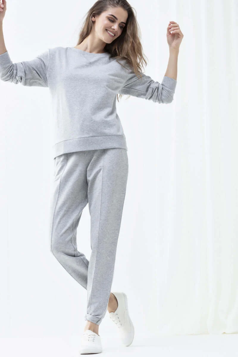 Mey Sweater Night2Day Ana Dames 16964 439 grey melange