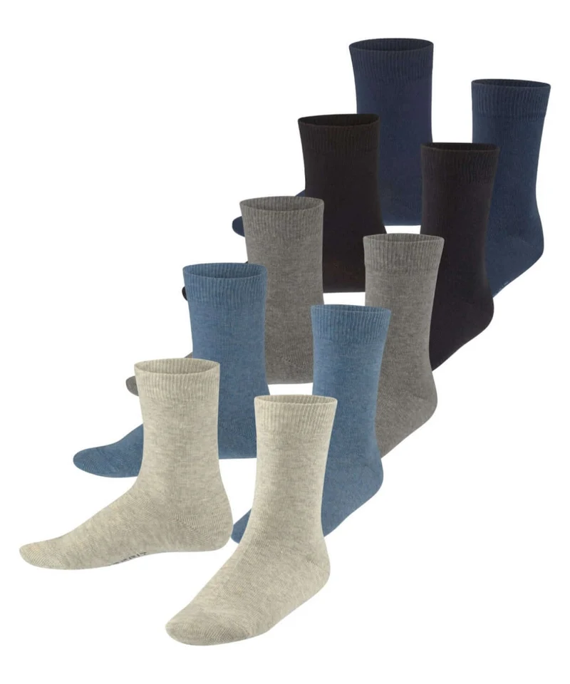 Esprit Solid Mix kindersokken 5-PACK 17041 0070 sortiment