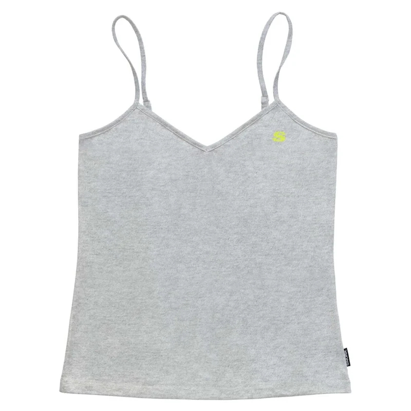 SNURK Uni Grey Spaghetti Top Dames