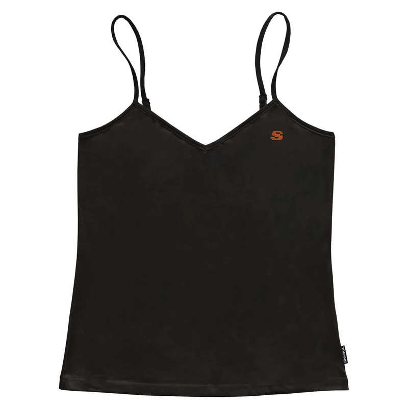 SNURK Uni Black Spaghetti Top Dames