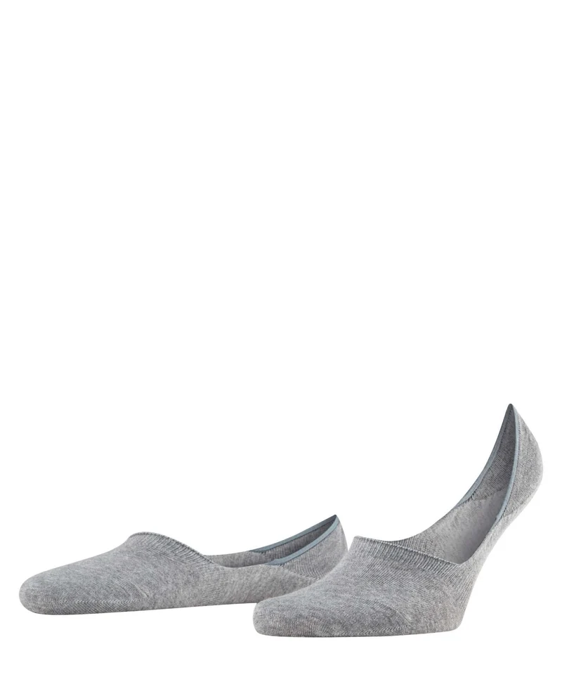 FALKE Step Kousenvoetje Medium Hoog Heren 12498 3390 light greymel.