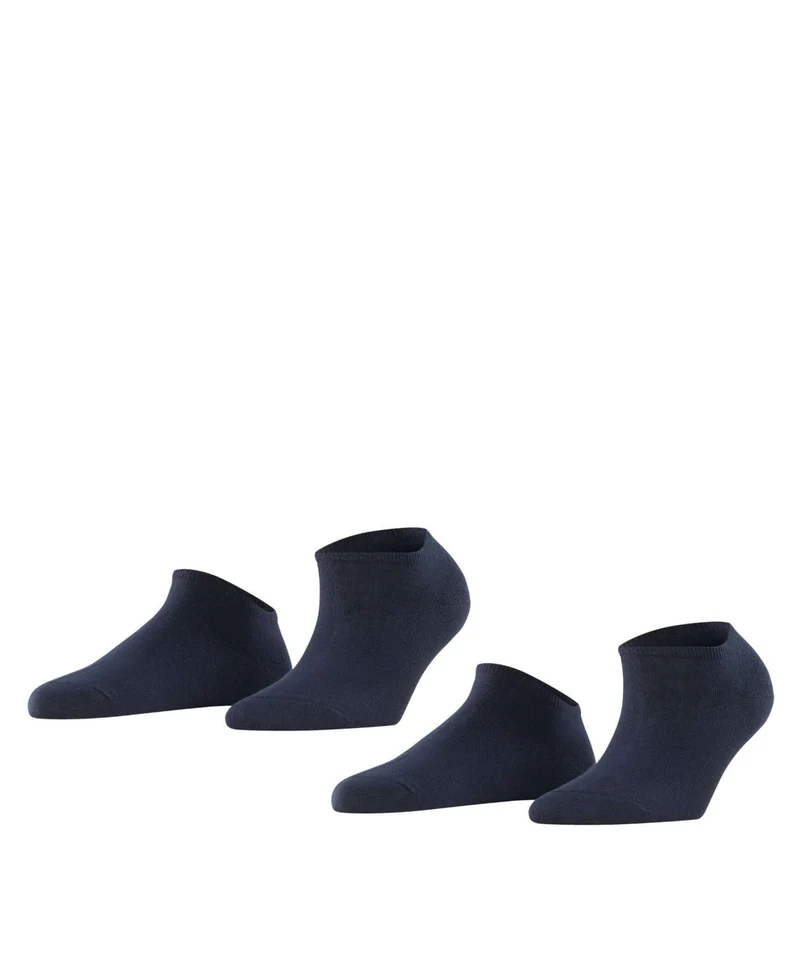 Esprit Basic Uni 2-PACK Sneakersokken Dames 18530 6120 marine