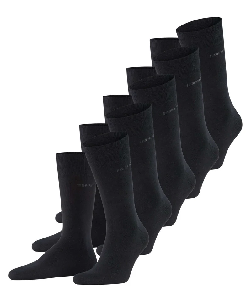 Esprit Uni Sokken Heren 5-PACK 17982 3000 black
