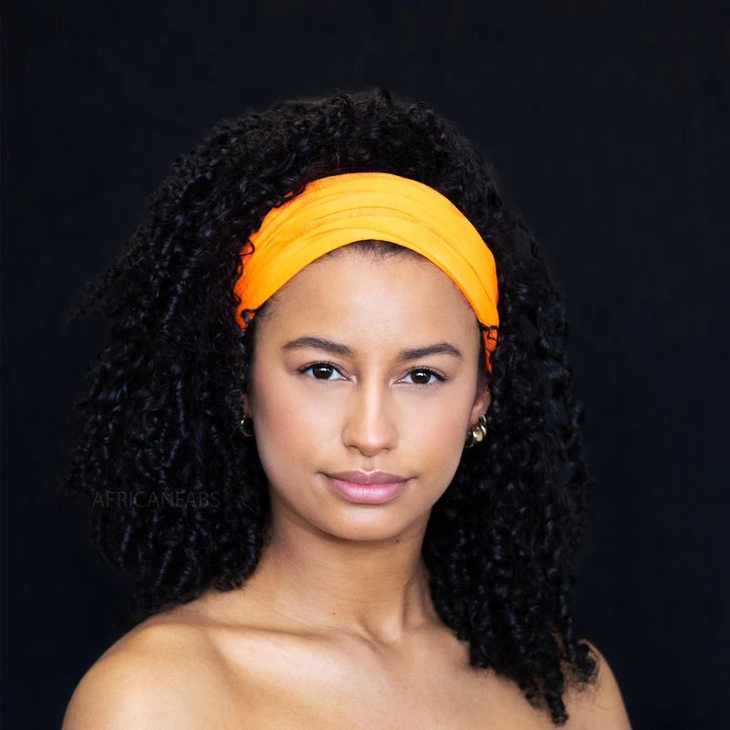 Oranje Haarband / Hoofdband - Stretch Stof - Yoga / Sport / Casual - Unisex Volwassenen