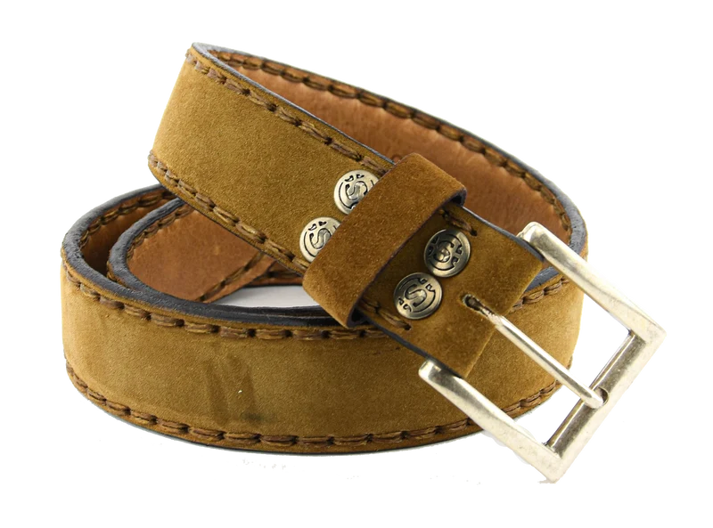PAUL WARMER BELT STUDDED TABACCO