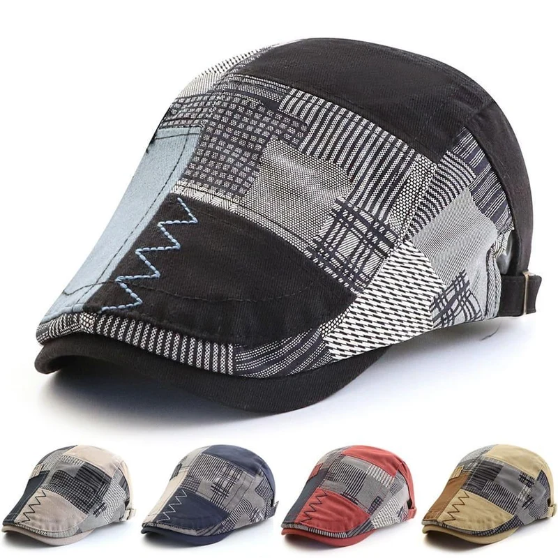 PatchDuck | Patchwork duckbill flat cap