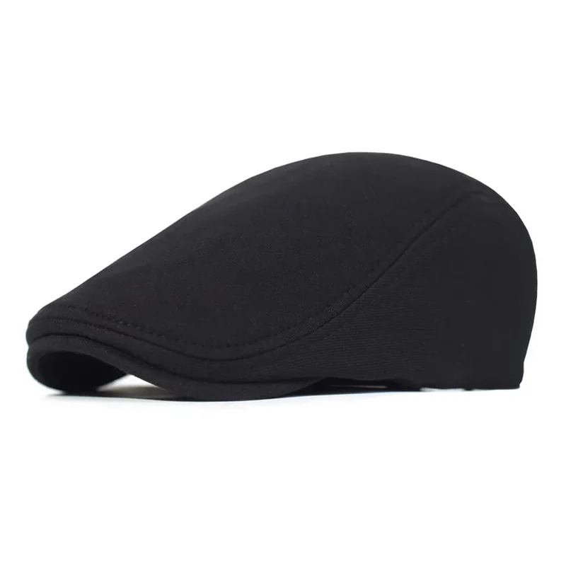 CottonLine | Effen katoenen flat cap