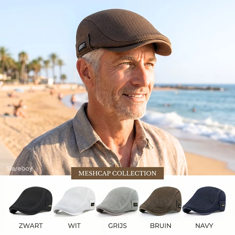 MeshCap | Casual platte pet voor mannen
