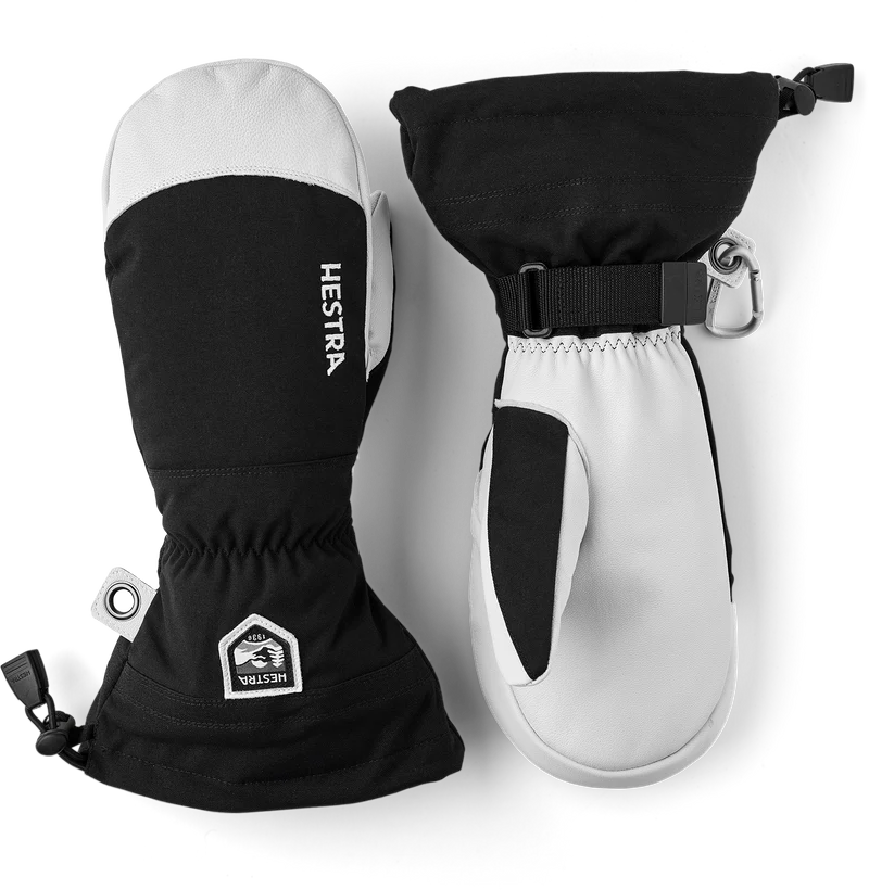 Army Leather Heli Ski Mitt - Varm och slitstark tumvante