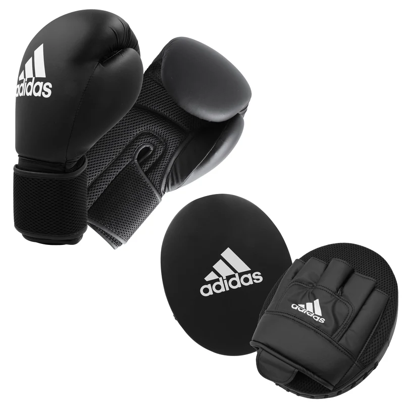 Adidas Adult Boxing Kit 2 - Zwart/Wit - 14 oz