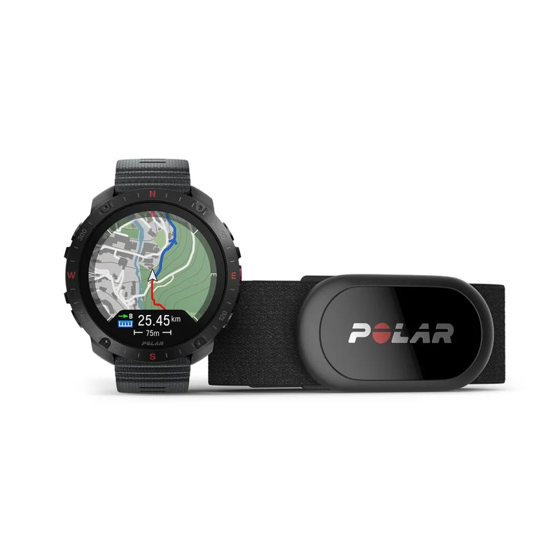 Polar Grit X2 Pro Premium Outdoor Smart Watch met Hartslagsensor - Zwart - S/L