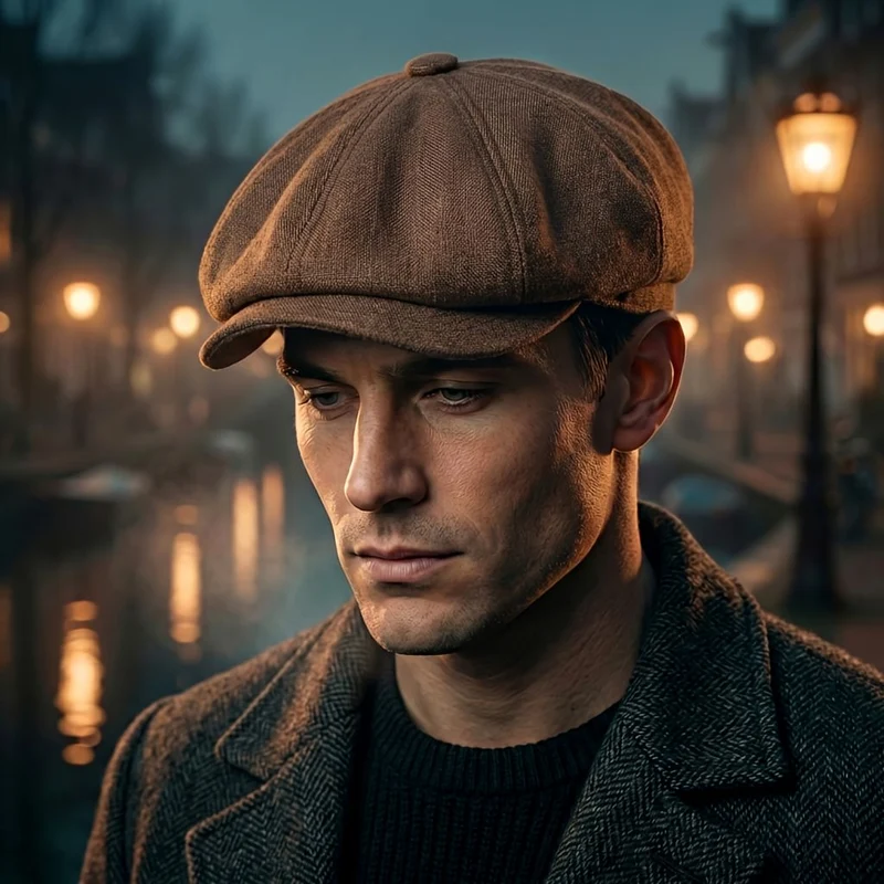 Shelby vintage flat cap | Klassieke newsboy pet in retro stijl