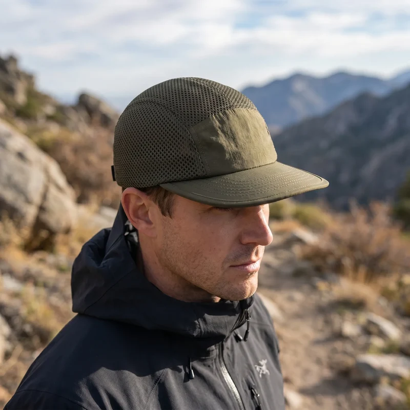 Pet heren | 5 panel cap met minimalistisch design