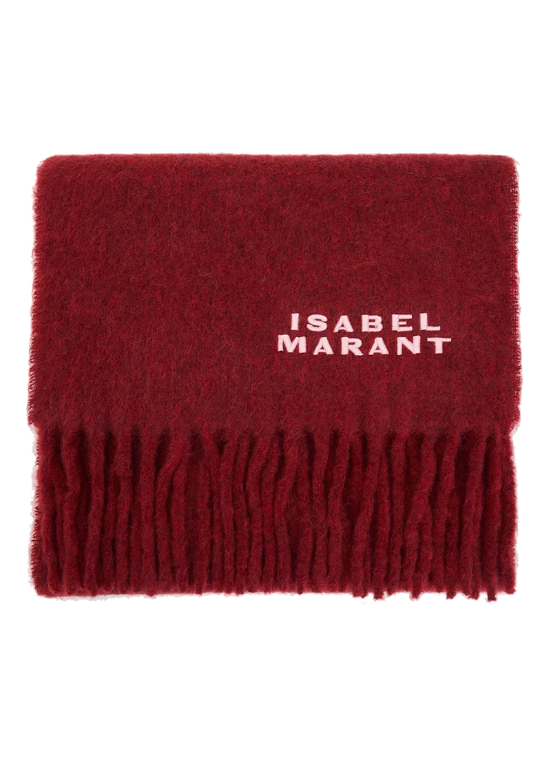 ISABEL MARANT FIRNY SCARF BURGUNDY